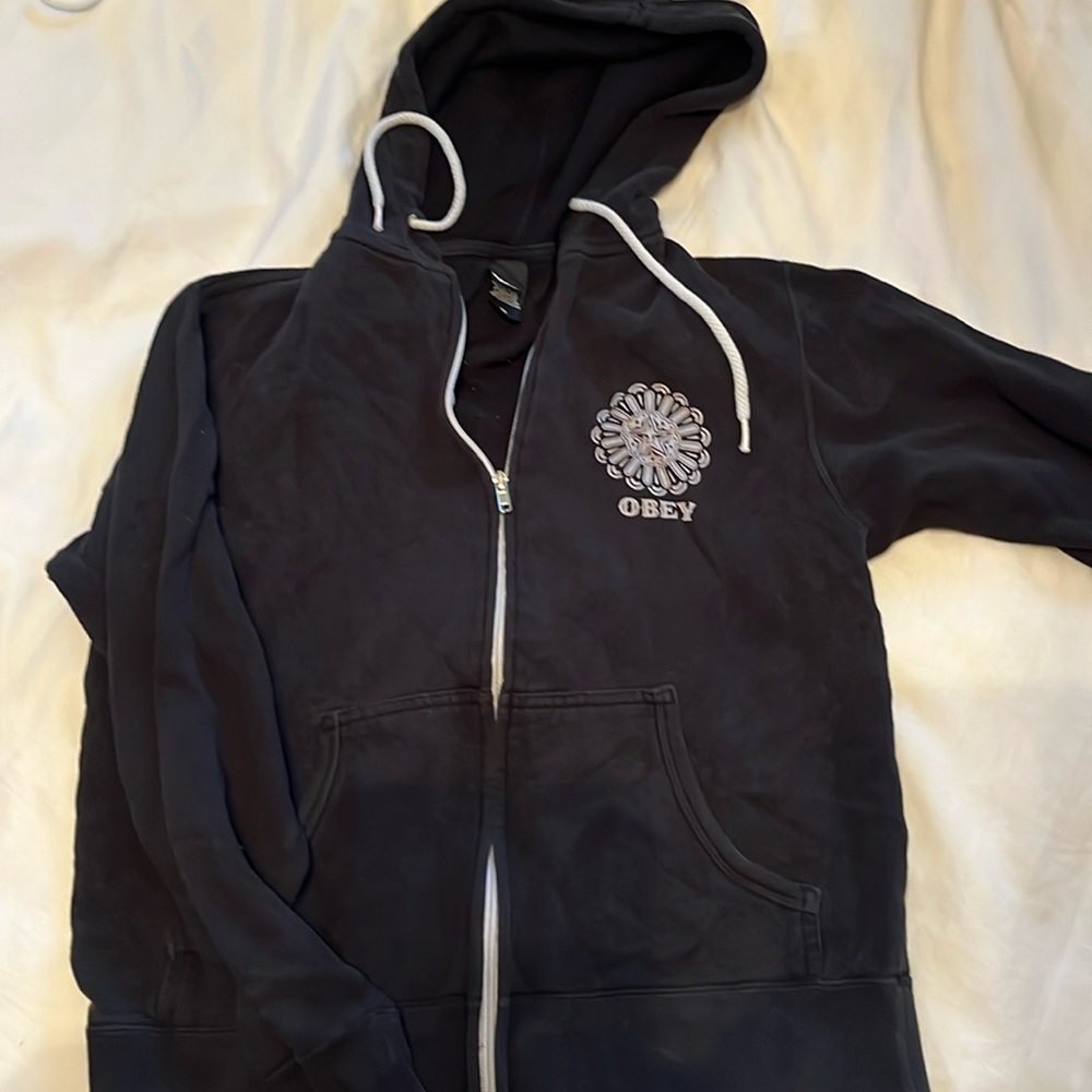 Glow in the dark skull day of the dead hoodie zip up